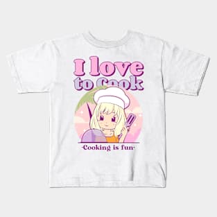 I Love to Cook Kids T-Shirt